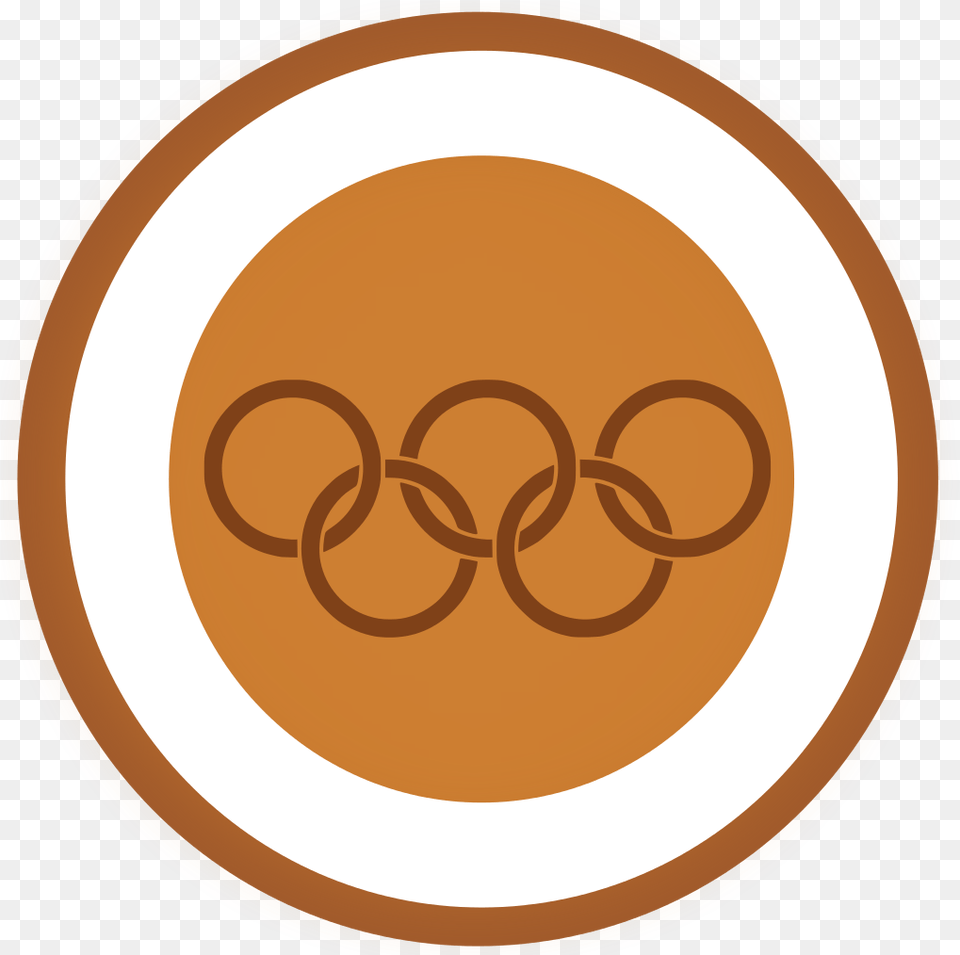 Champions Bronze Medal Olympic Games Logo Black, Food, Meal, Oval Free Png Download