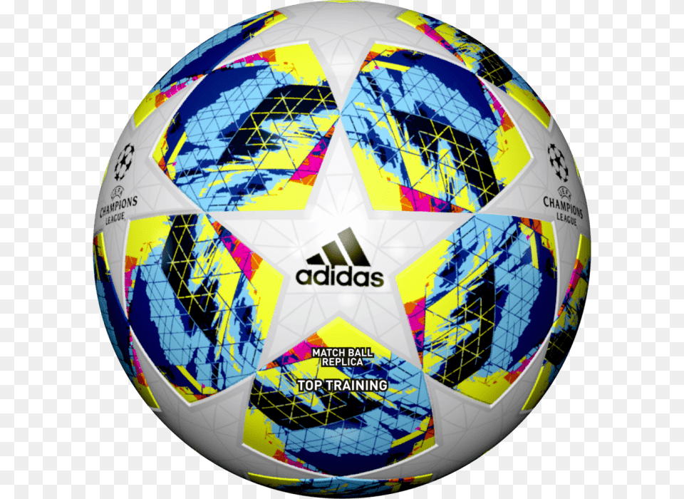 Champions League Ball 2019, Football, Soccer, Soccer Ball, Sphere Png Image