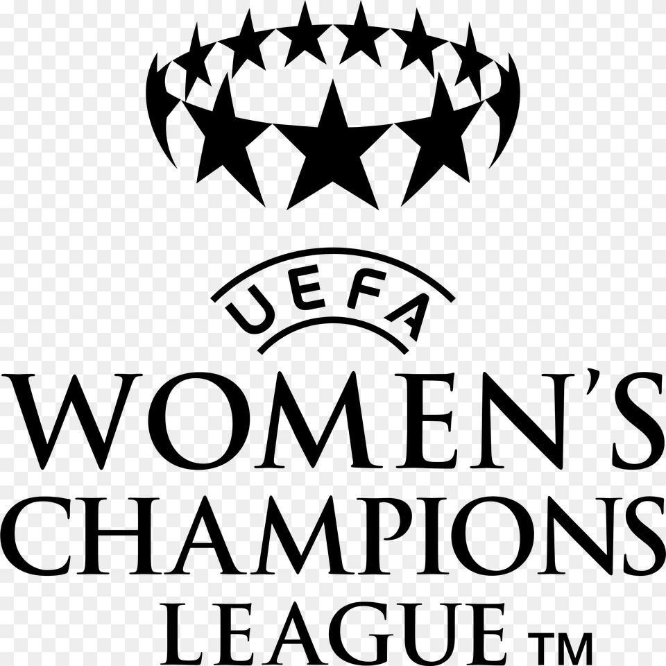 Champions League Logo, Gray Free Png