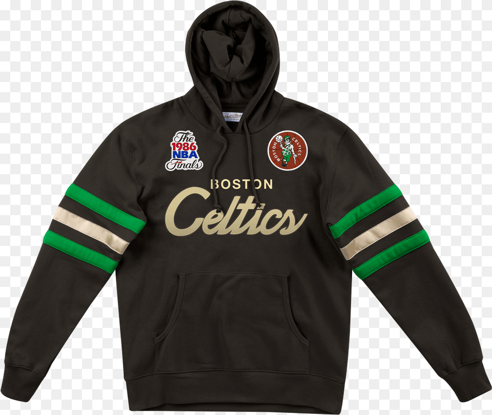 Championship Game Pullover Boston Celtics Chicago Bulls Hoodie Mitchell And Ness, Clothing, Knitwear, Sweater, Sweatshirt Free Transparent Png