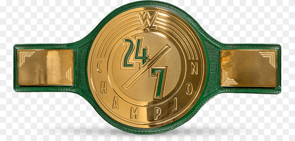 Championship Wwe 24 7 Championship, Wristwatch, Logo, Gold Free Png Download