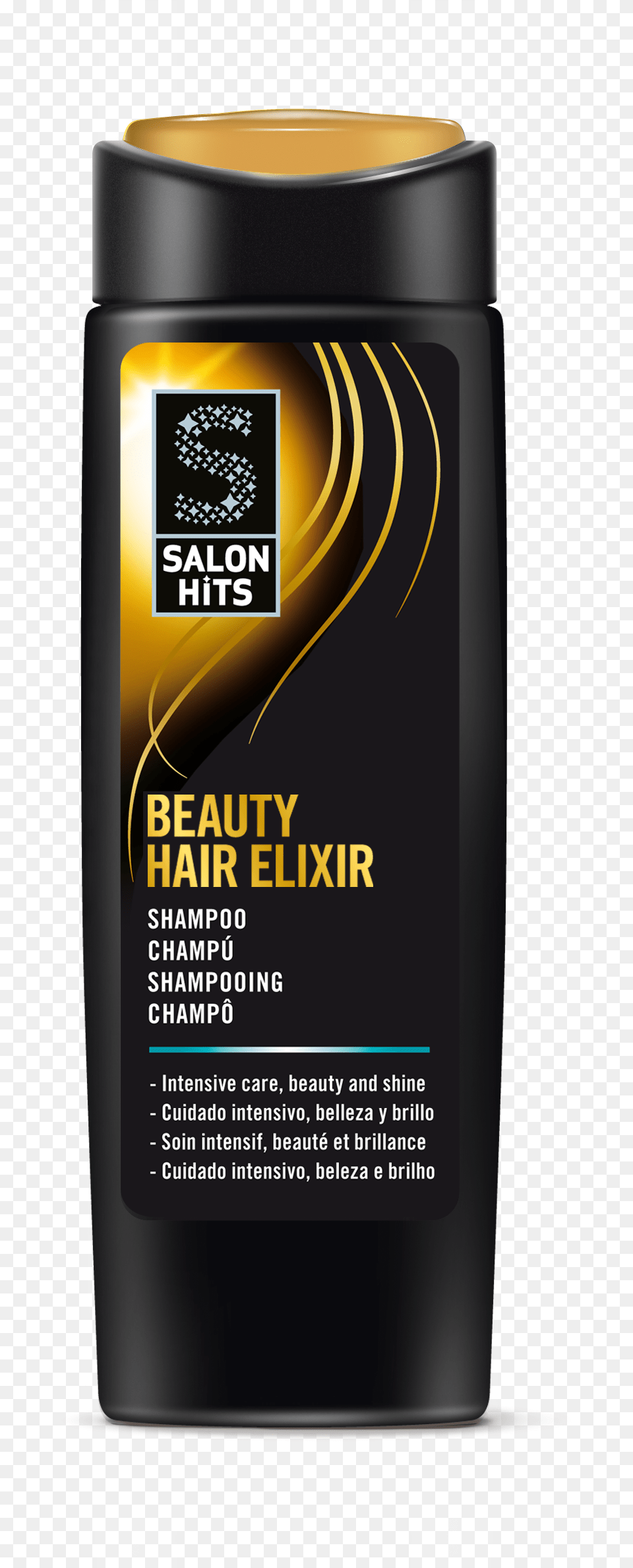 Champu Salon Hits Beauty Hair Elixir, Bottle, Cosmetics, Perfume Png