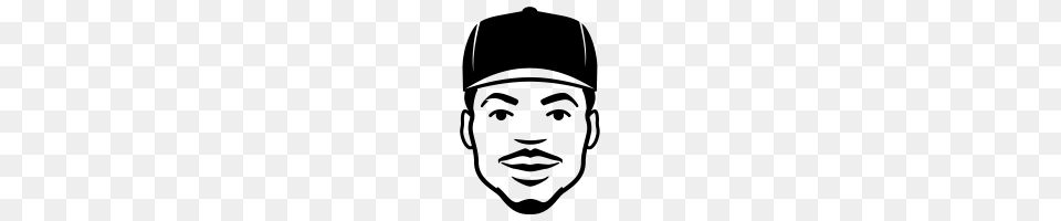 Chance The Rapper Icons Noun Project, Gray Png Image