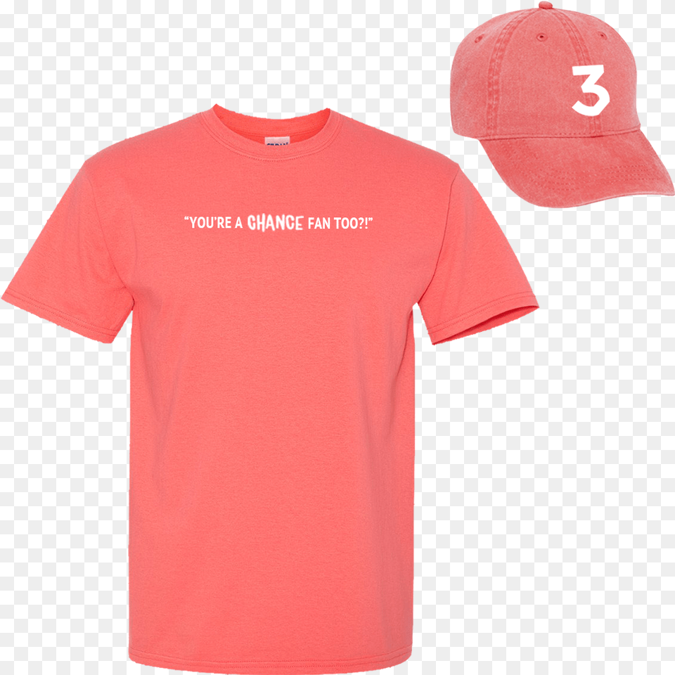 Chance The Rapper Pink Shirt, Baseball Cap, Cap, Clothing, Hat Png Image