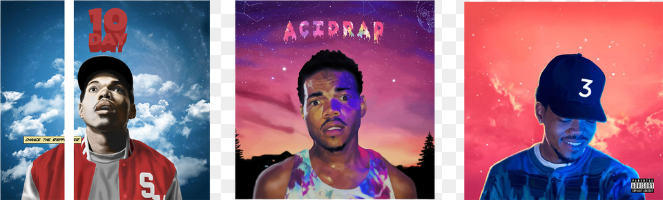 Chance The Rapper S Albums 10 Day Acid Rap And Coloring 10 Day Acid Rap, T-shirt, Baseball Cap, Cap, Clothing Free Png Download