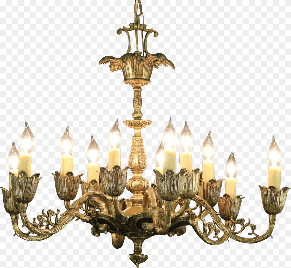 Chandelier, Lamp, Bronze Png Image