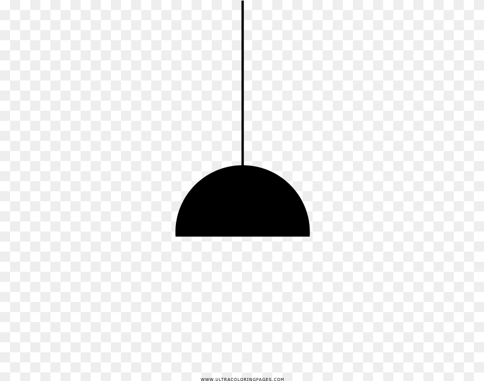 Chandelier Coloring, Gray Free Png Download