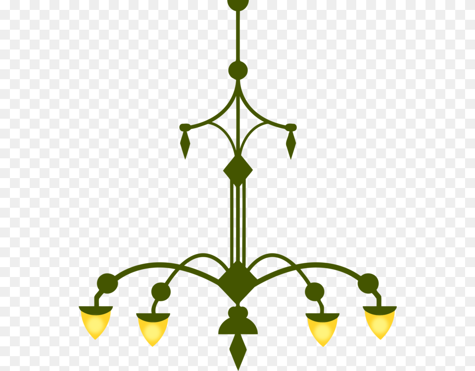Chandelier Light Fixture Lighting Computer Icons Candle Chandelier Clipart, Lamp Free Transparent Png