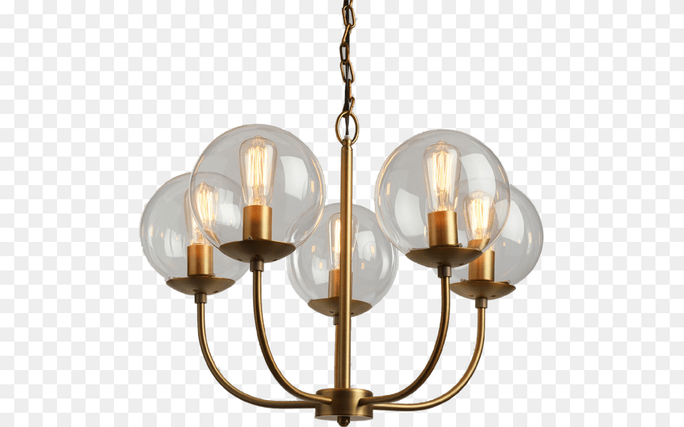 Chandelier Simple, Lamp, Light Fixture Free Png