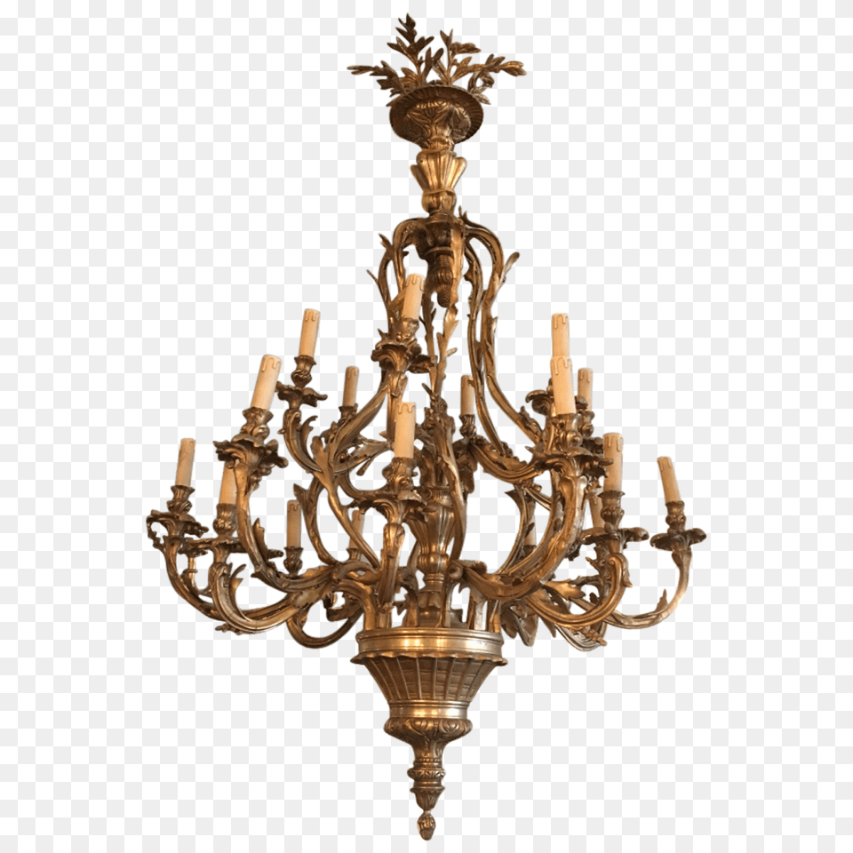 Chandelier Vintage, Bronze, Lamp Png Image