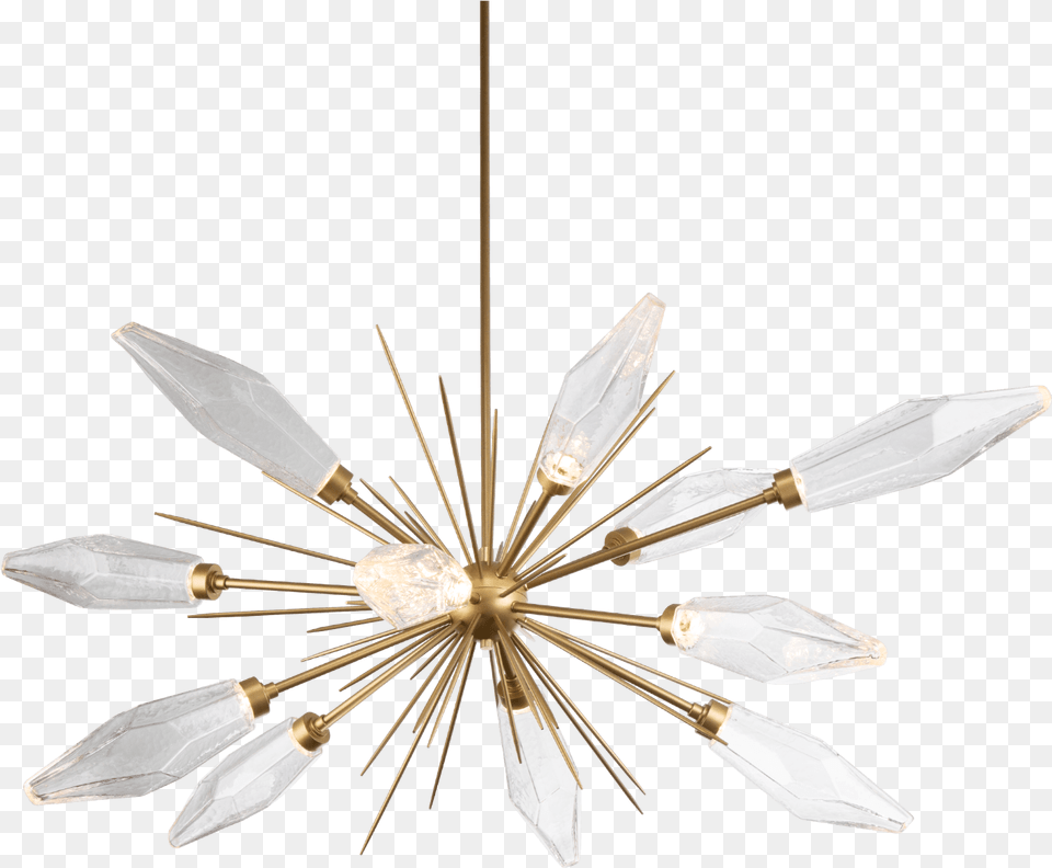 Chandelier With Raw Crystal, Lamp, Appliance, Ceiling Fan, Device Free Transparent Png