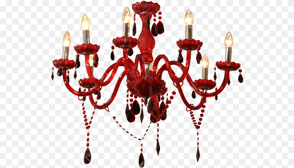 Chandeliers Red Chandelier, Lamp Png Image