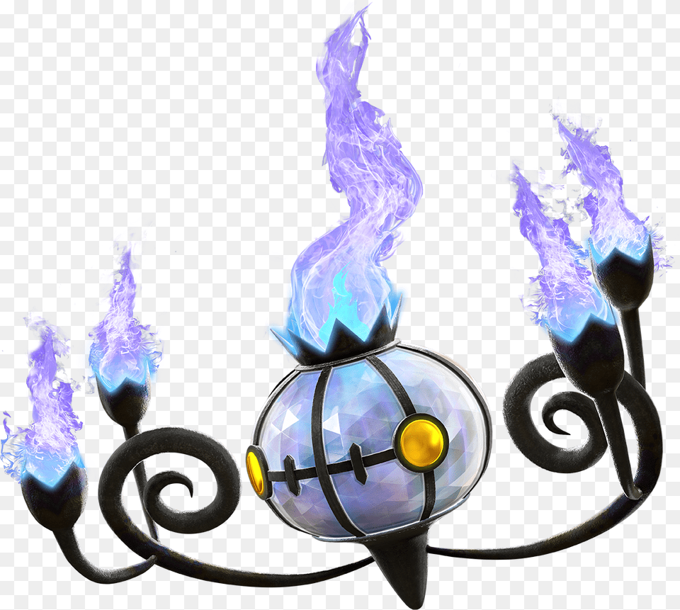 Chandelure Pokken Tournament Chandelure, Fire, Flame, Art, Graphics Png Image