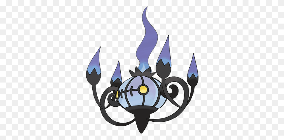 Chandelure Pokmon Ultra Sunultra Moon Project Chandelure Pokemon, Chandelier, Lamp, Festival, Hanukkah Menorah Free Transparent Png