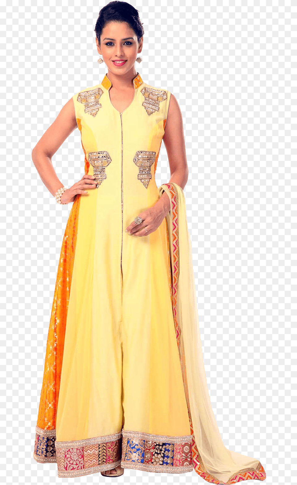 Chanderi Anarkali Suit Images Anarkali Suit, Clothing, Dress, Gown, Fashion Png