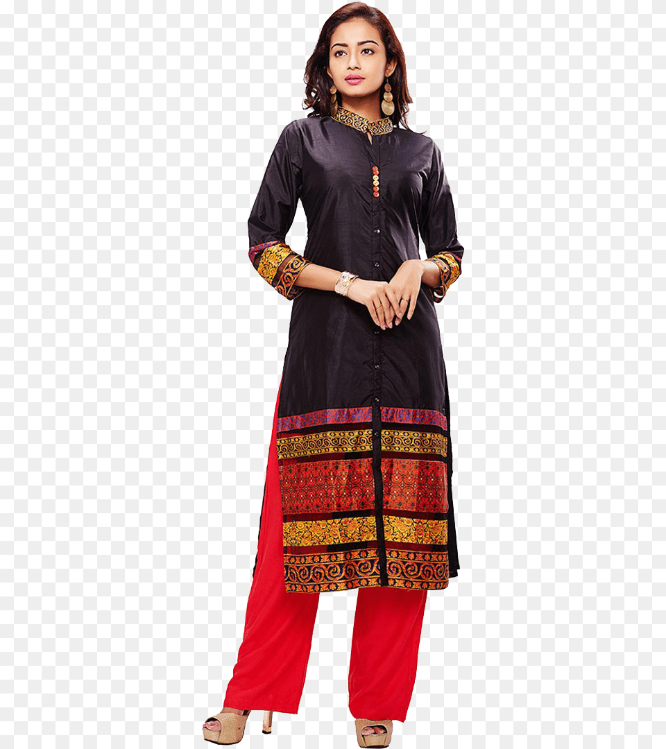 Chanderi Kurti Hd Background Kurtis, Adult, Blouse, Clothing, Female Png