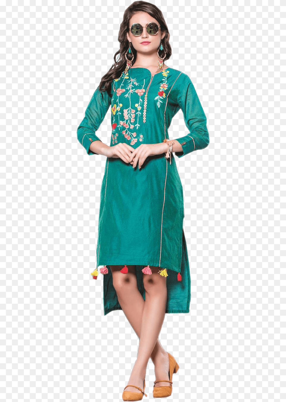 Chanderi Kurti Velvet, Adult, Clothing, Dress, Female Free Transparent Png