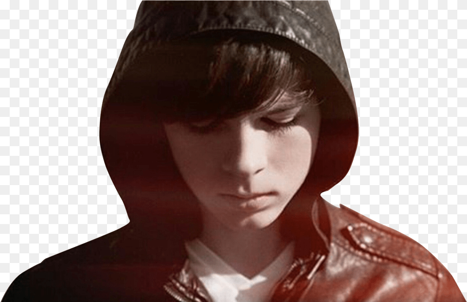 Chandler Riggs Chandler Riggs Background, Clothing, Coat, Hat, Jacket Free Png Download