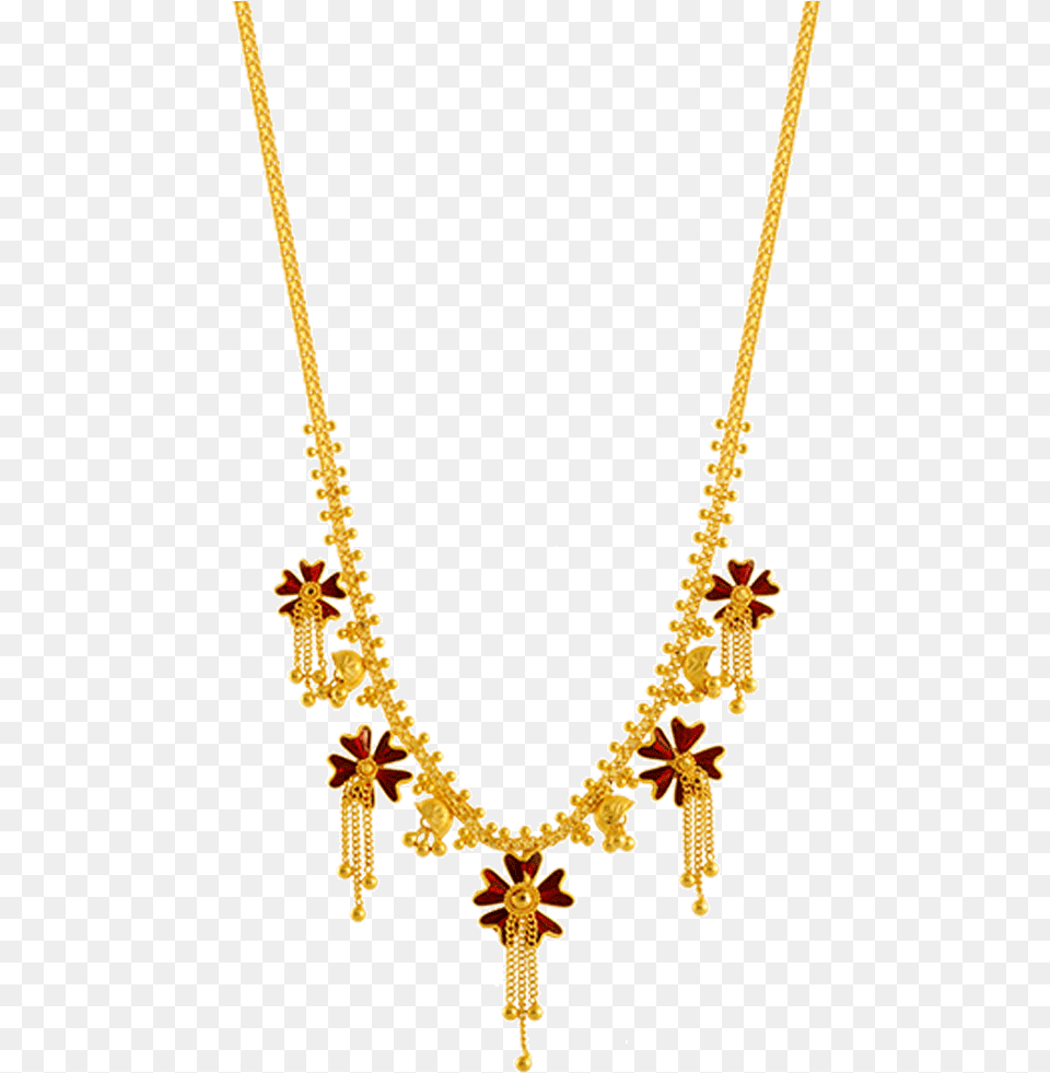 Chandra Jewellers 22k Yellow Gold Neckless Necklace, Accessories, Jewelry, Diamond, Gemstone Free Png