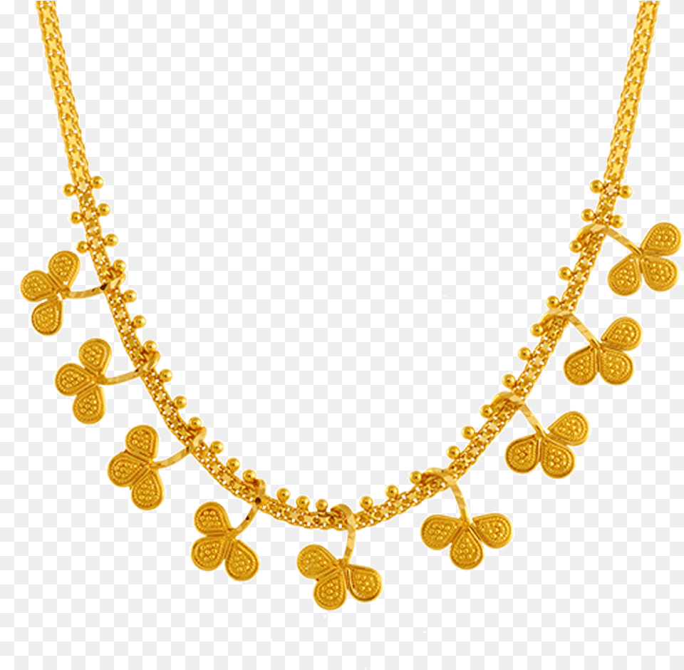 Chandra Jewellers 22k Yellow Gold Neckless Necklace, Accessories, Jewelry, Diamond, Gemstone Free Transparent Png