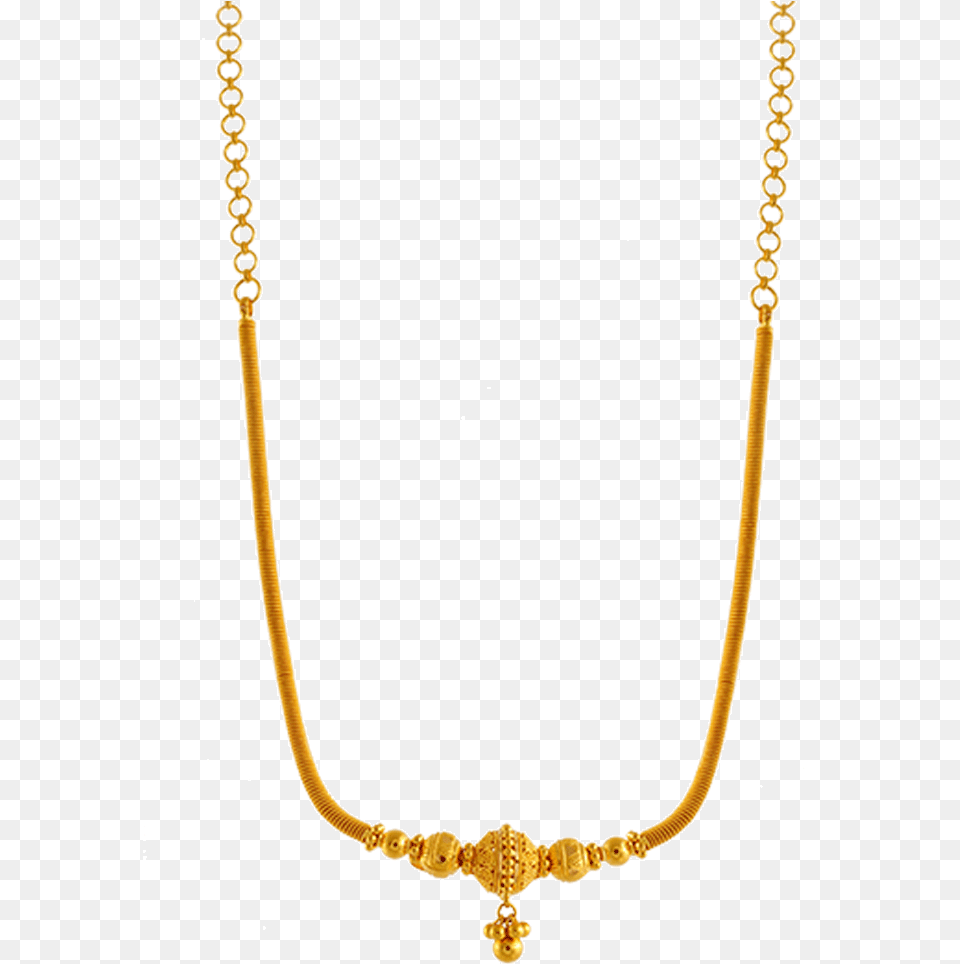 Chandra Jewellers 22k Yellow Gold Neckless Pc Chandra Mangalsutra Collection, Accessories, Jewelry, Necklace, Diamond Free Png