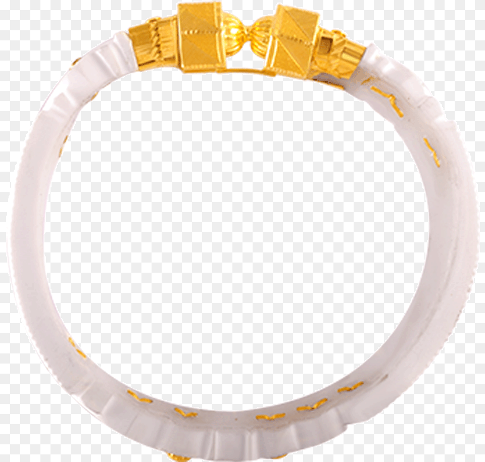 Chandra Jewellers 22k Yellow Gold Sankha Bangle Bracelet, Accessories, Jewelry, Ornament Free Png Download