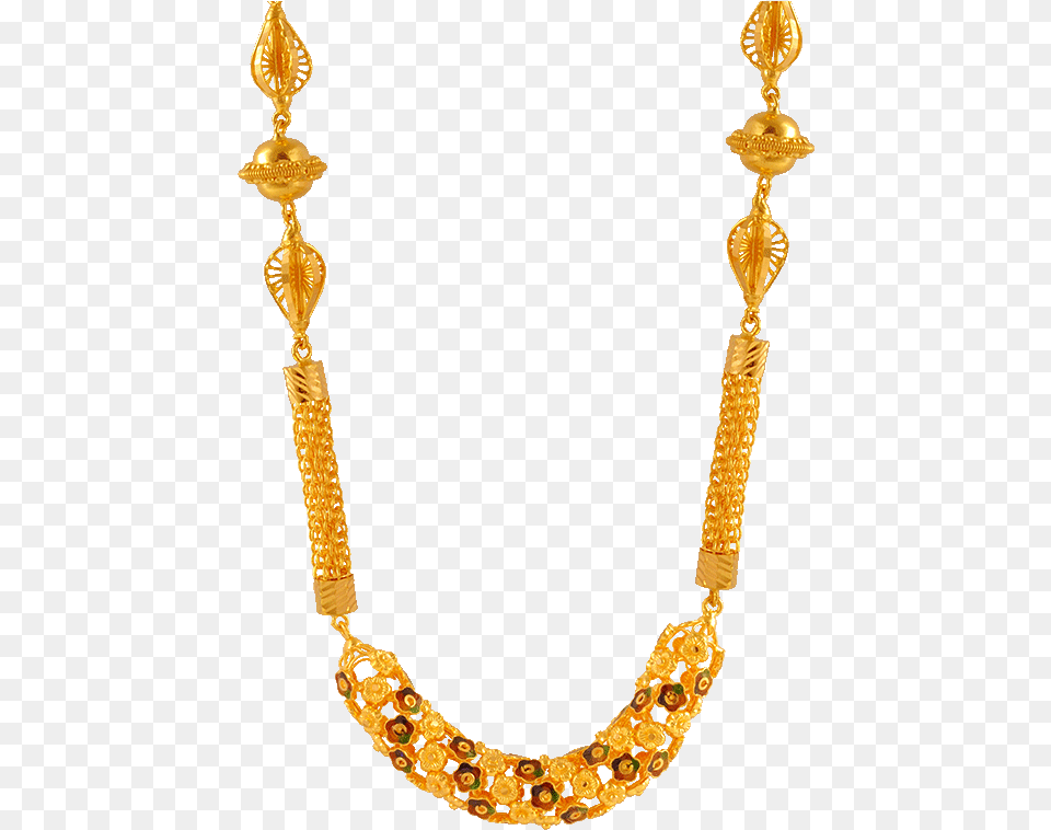 Chandra Jewellers 22kt Yellow Gold Necklace For Women, Accessories, Jewelry, Treasure, Earring Png Image
