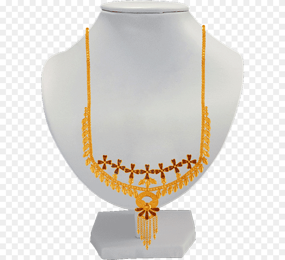 Chandra Jewellers 22kt Yellow Gold Necklace For Women Necklace, Accessories, Jewelry, Pendant Free Png