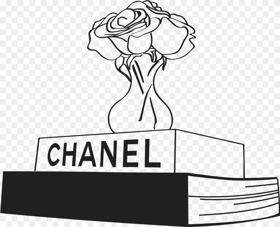 Chanel Drawing Store Cartoon, Stencil Free Png