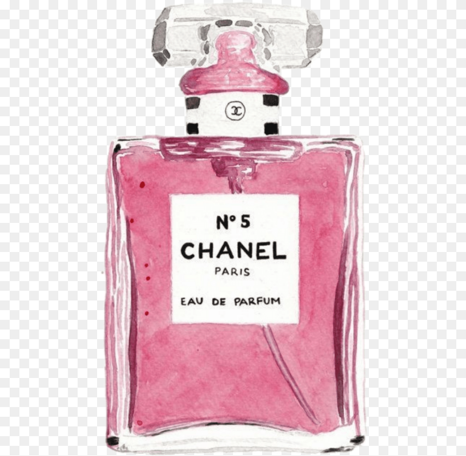 Chanel Sticker Beauty Parfum Tumblr Chanel No, Bottle, Cosmetics, Perfume, Business Card Png