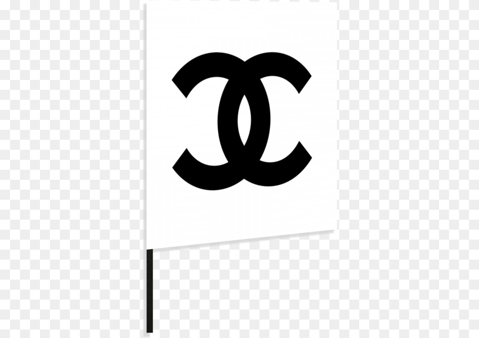 Chanel Symbol White Black, Stencil, Logo Png