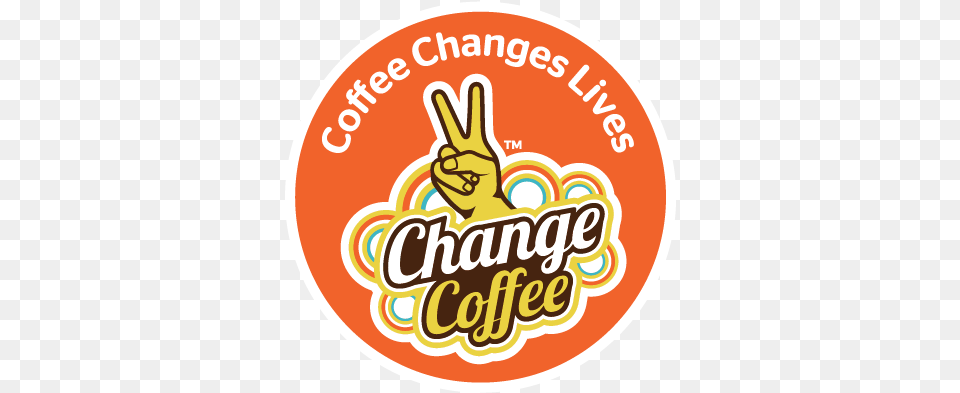 Change Coffee Logo Tm Coffee Cool Coffee Typography Tshirt T Shirt, Sticker, Body Part, Hand, Person Png