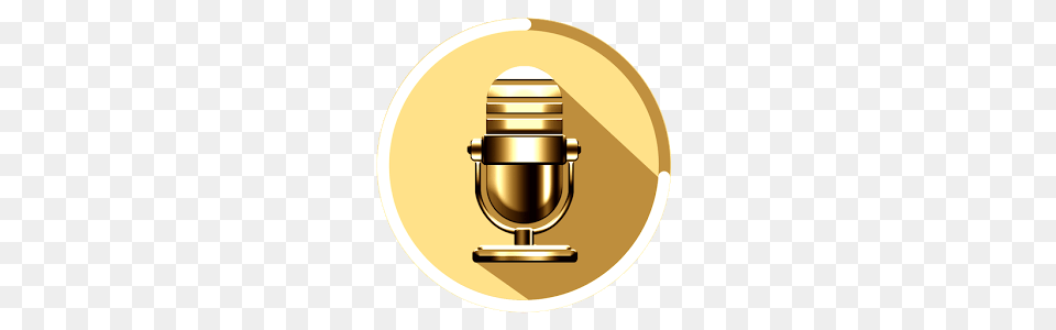 Change Your Voice Gold Changer Mod Android Apk Mods, Electrical Device, Microphone, Trophy Png Image