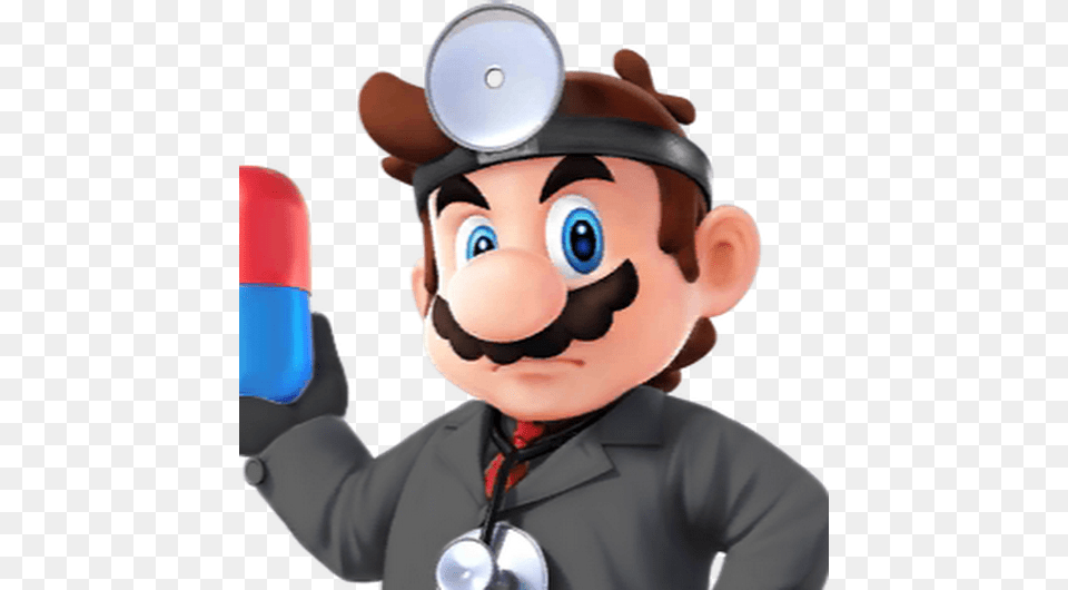 Changed This To My Profile Picture Because Black Suit Nintendo Amiibo Super Smash Bros Collection Dr, Baby, Person, Face, Head Free Transparent Png
