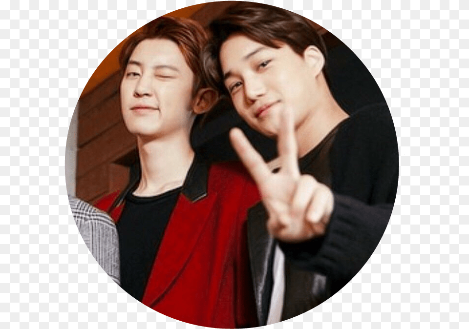 Chankai Kaiyeol Chanyeol Jongin Kai Exo Circle Chankai Exo, Portrait, Face, Photography, Person Free Png