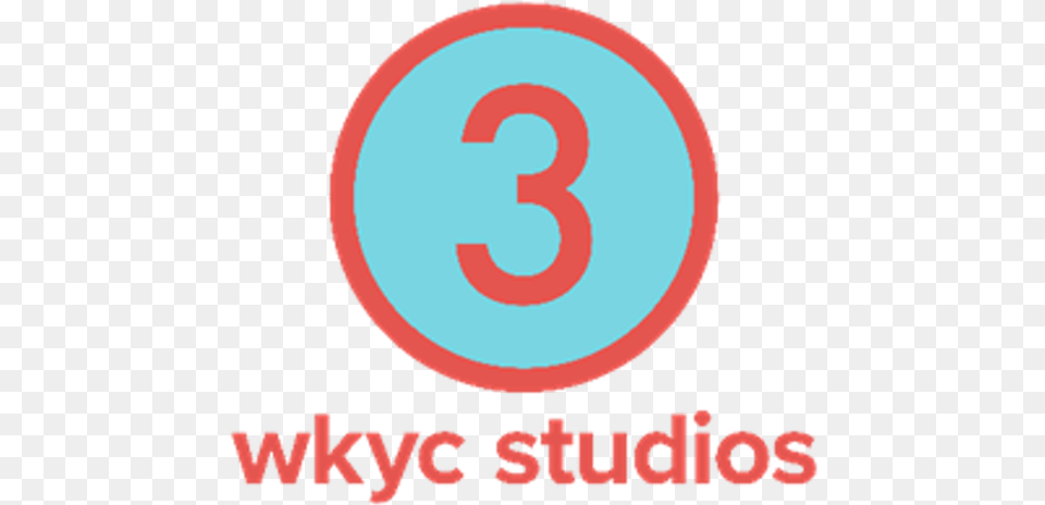 Channel 3 Gets New Logo Rebrands As Wkyc Logo, Number, Symbol, Text, Plate Free Transparent Png