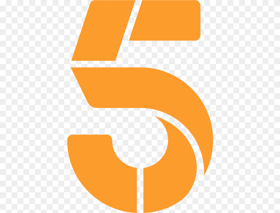 Channel 5 Logo, Text, Symbol, Number Free Png