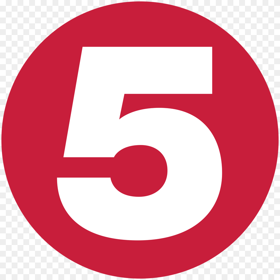 Channel 5 Logo 2011, Number, Symbol, Text, Disk Png