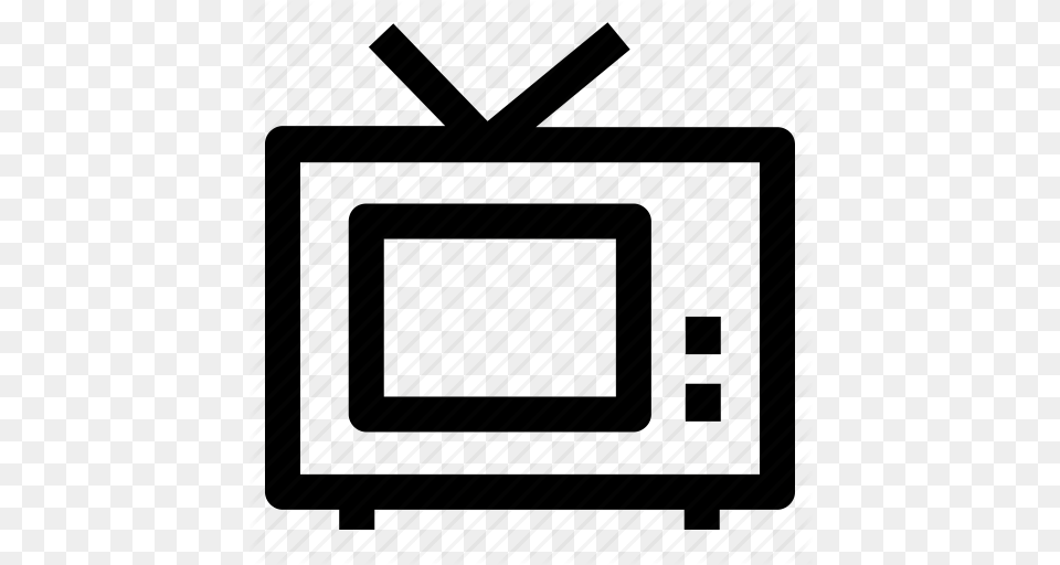 Channel Retro Screen Television Tv Icon, Computer Hardware, Electronics, Hardware, Monitor Free Png Download