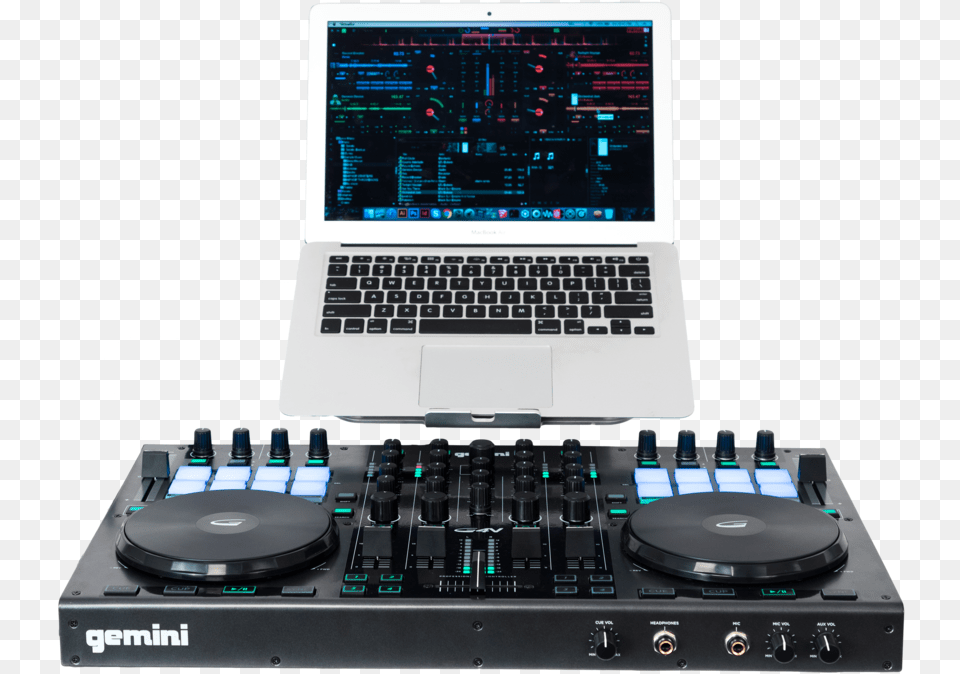 Channel Virtual Dj Controller Electronic Musical Instrument, Computer, Electronics, Laptop, Pc Free Transparent Png