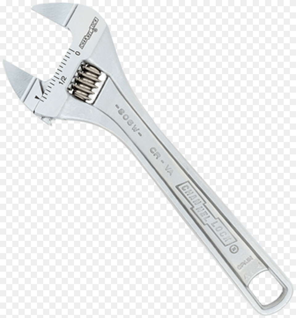 Channellock 806sw 6 Extra Slim Wide Jaw Adjustable Adjustable Spanner, Wrench, Blade, Dagger, Knife Free Png Download