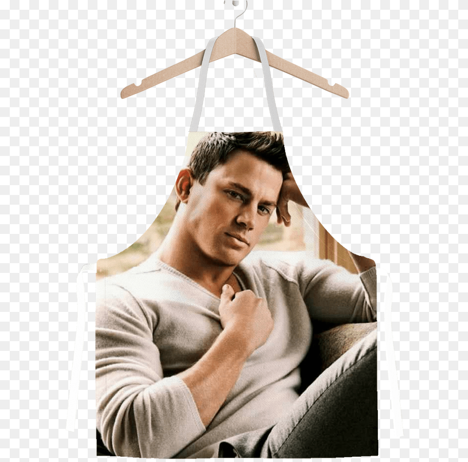 Channing Tatum Classic Sublimation Adult Apron Channing Tatum And Dave Franco, Face, Head, Male, Man Png
