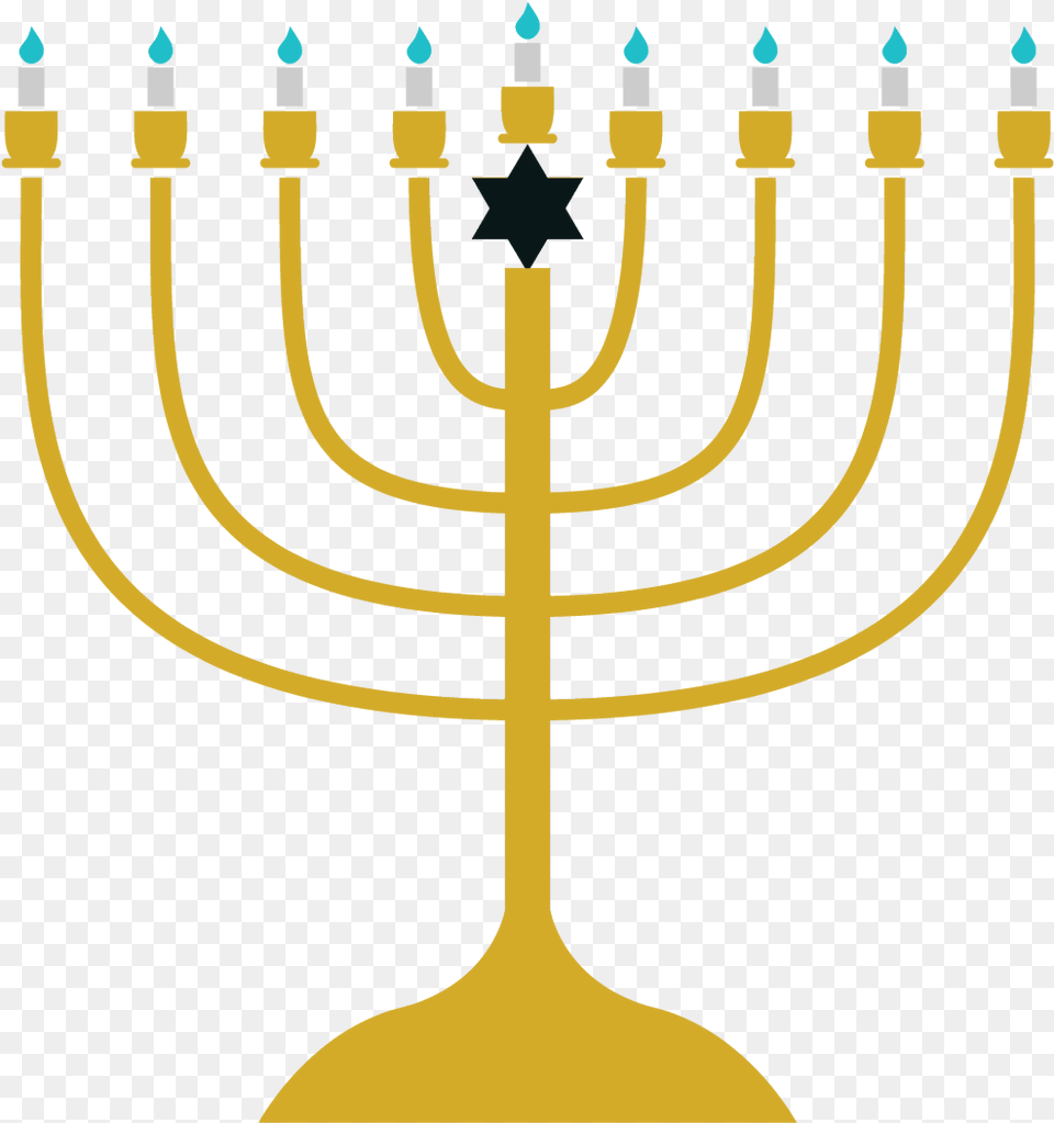 Chanukah Candles, Festival, Hanukkah Menorah, Candle, Cutlery Png Image