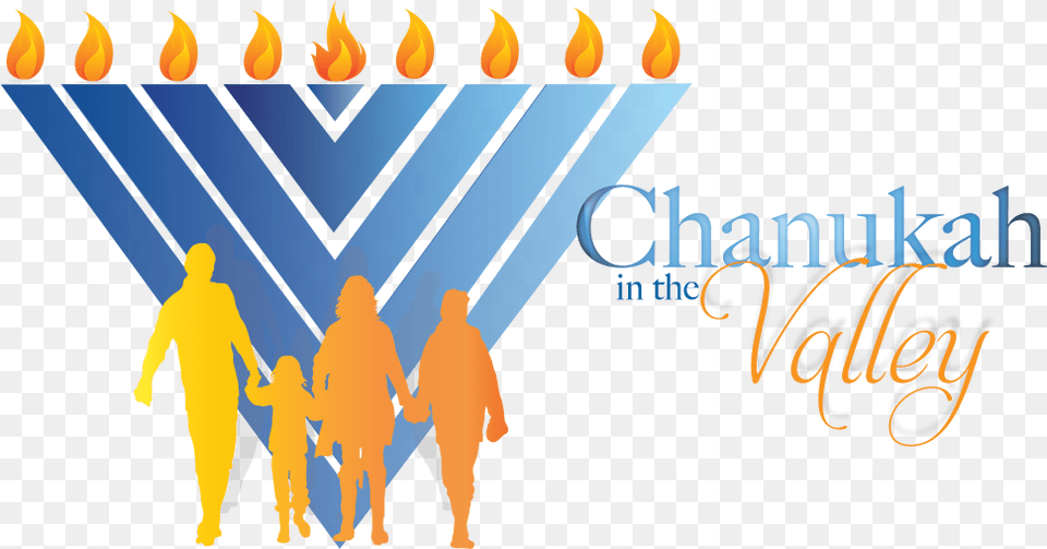 Chanukah In The Valley Menorah, People, Person, Fire, Flame Free Transparent Png