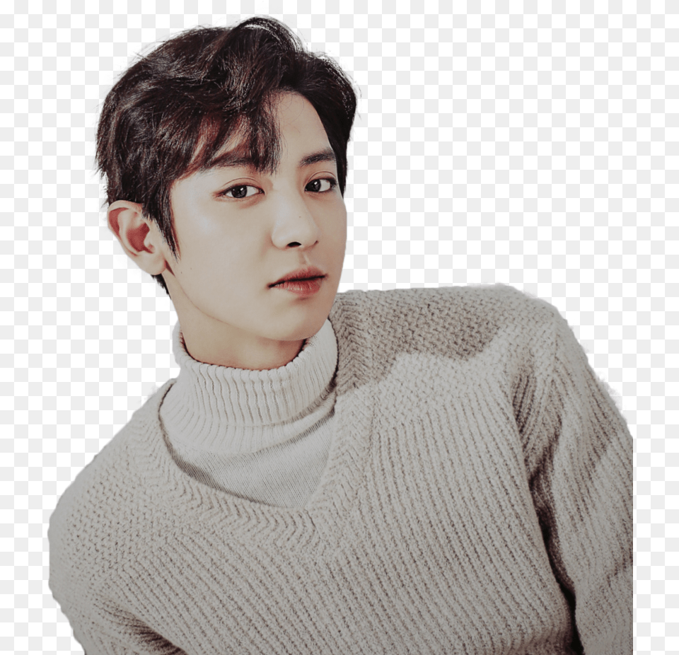 Chanyeol 2016 5 Image Chanyeol, Clothing, Knitwear, Sweater, Adult Png