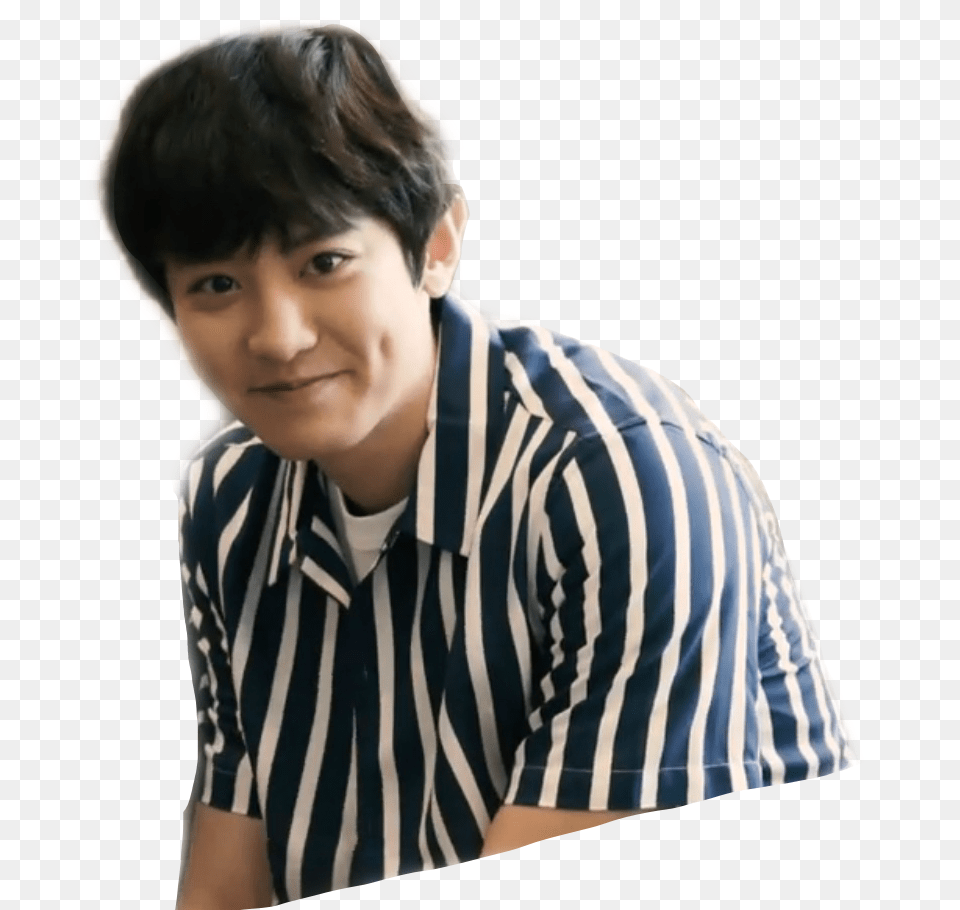Chanyeol Channie Exok Exo Parkchanyeol Ssfw Freetoedit Boy, Smile, Face, Happy, Head Free Png