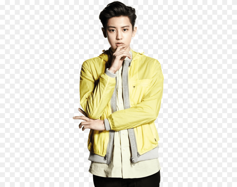 Chanyeol Download Chanyeol Exo, Clothing, Coat, Jacket, Adult Free Transparent Png