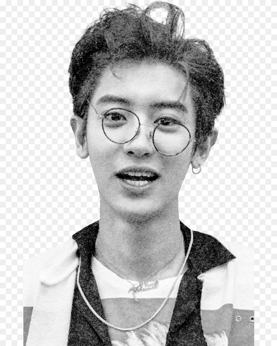 Chanyeol Exo And Kpop Chanyeol Black And White, Accessories, Portrait, Photography, Person Free Transparent Png