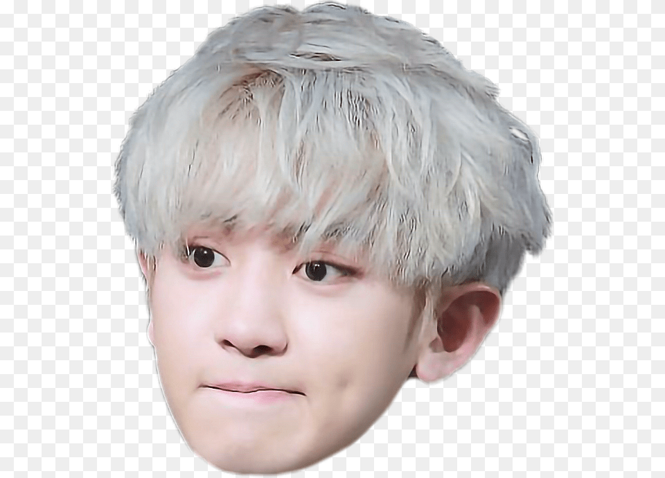 Chanyeol Exo Parkchanyeol Chanyeol Head, Baby, Blonde, Hair, Person Free Png Download