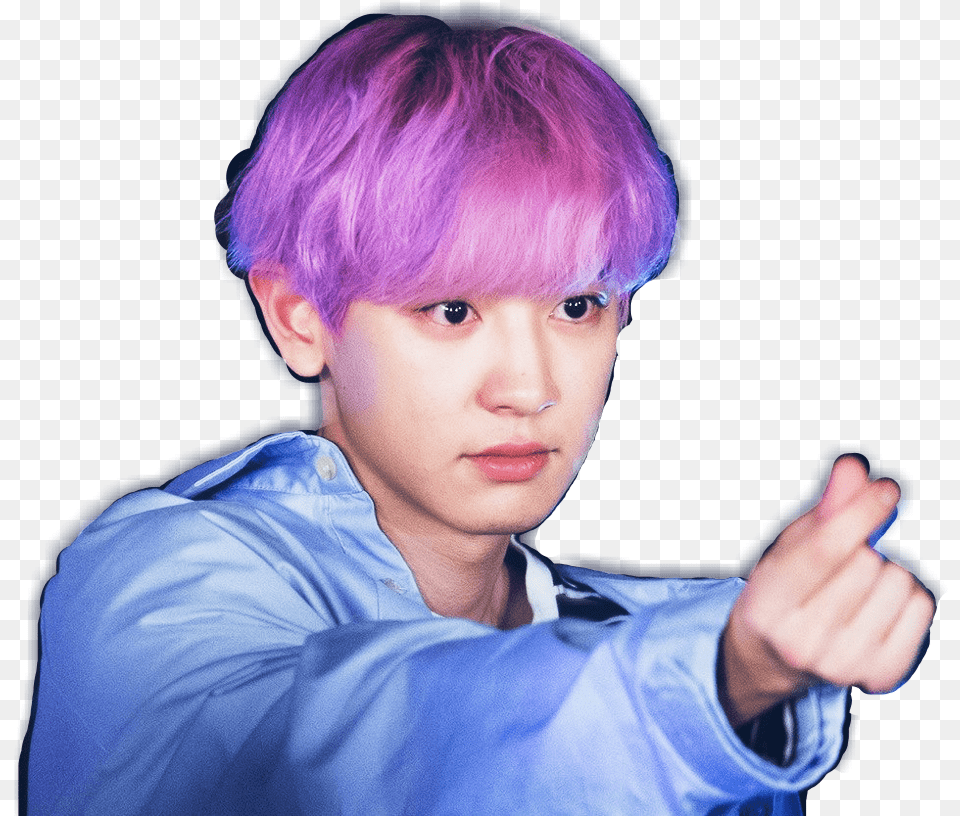 Chanyeol Transparent Sticker Picture Sticker Chanyeol Love, Person, Face, Hair, Head Free Png